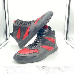 MARVEL SPIDER-MAN BLACK & RED SNEAKERS SIZE 8